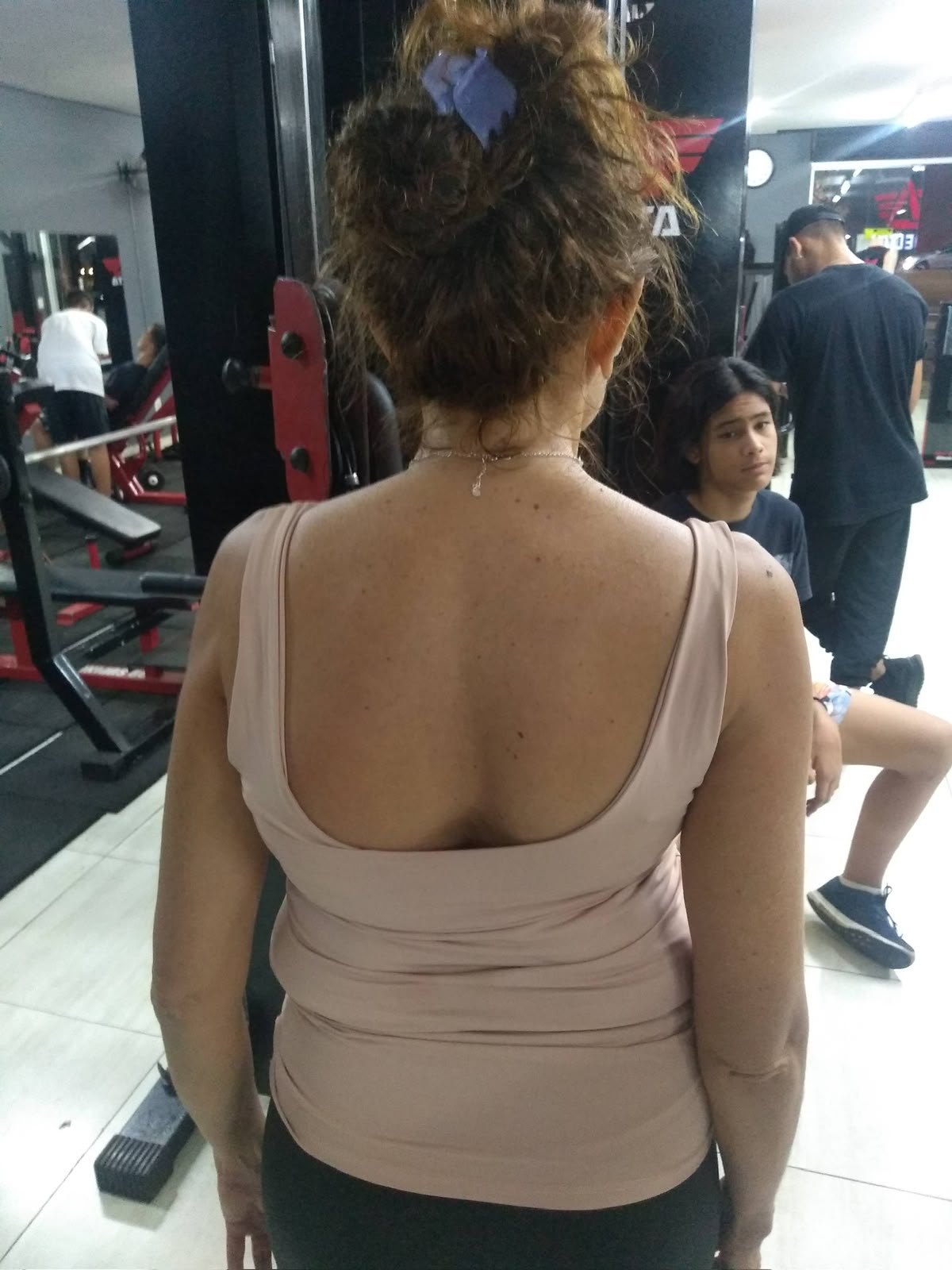 Aluno 40+ em treinamento